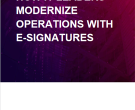 Photo of How IT Leaders Modernize Operations with E-Signatures